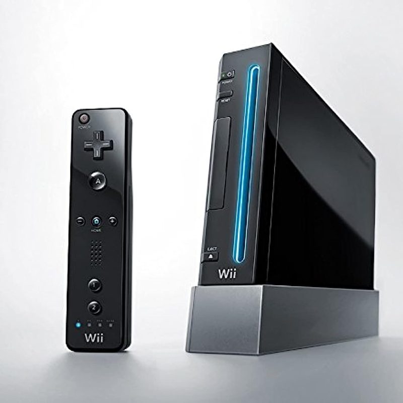 Nintendo Wii Console (Black) – (Renewed)