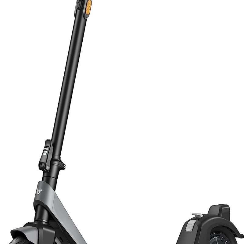NIU KQi 2 Electric Scooter for Adults – 300W Power, 25 Miles Long-Range, 10” Tubeless Fat Tire, Dual Brakes, W. Capacity 250lbs, Portable Folding Commuting E-Scooter, UL Certified