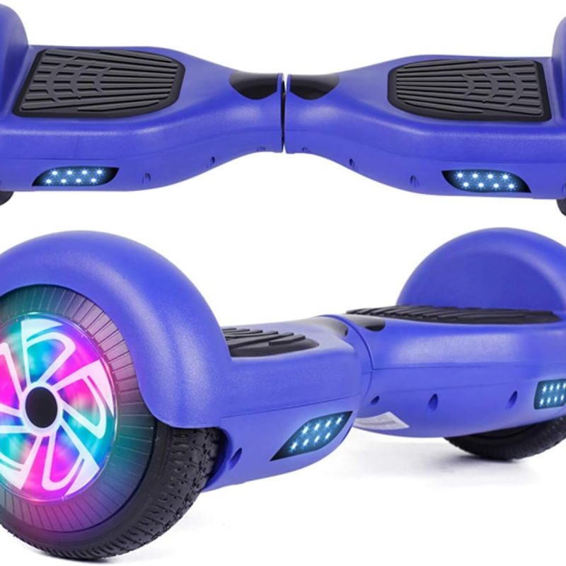 FLYING-ANT Hoverboard, 6.5 Inch Self Balancing Hoverboards with Bluetooth and Flashing LED Lights, Hover Board for Kids Teenagers