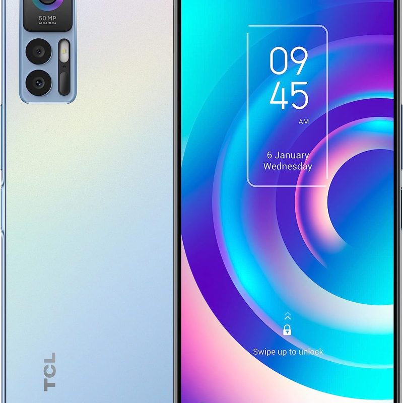 TCL 30 5G |2022|Cell Phone 5G Unlocked Smartphone, 4/128GB, 50MP Camera, 5010mAh, 6.7” FHD+ AMOLED Display, Android 12, US Verizon, Single-SIM, Dreamy Blue (NO Boost/Spectrum/Xfinity/Assurance)