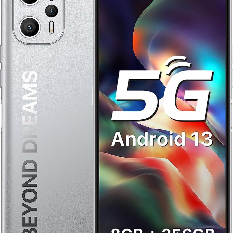 UMIDIGI F3 Pro 5G Unlocked Cell Phones, Android 13 Unlocked Phones, 14(8+6)GB+256GB, 48MP Main Camera, 6.6” FHD+ Display Screen, Octa-Core Processor, 6000mAh Battery, Dual 5G Unlocked Smartphone, NFC